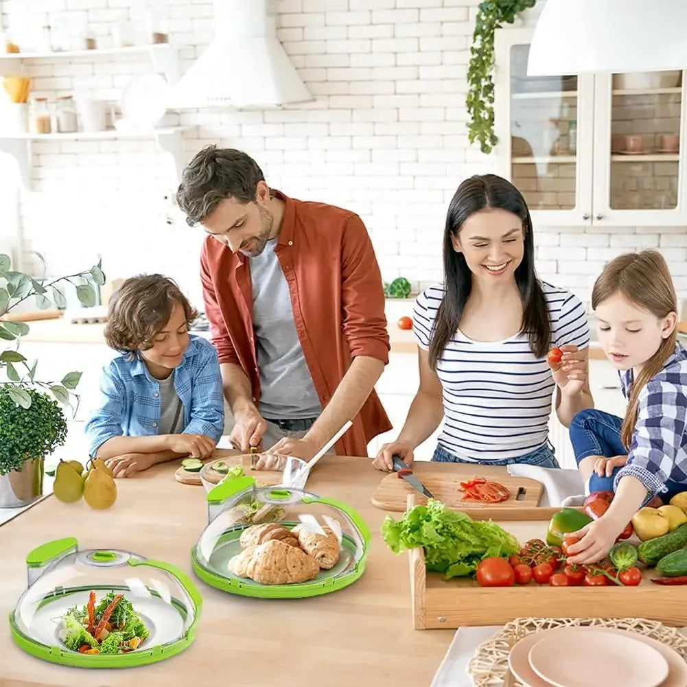 Microwave Food Cover with Handle: Steam & Keep Food Fresh!