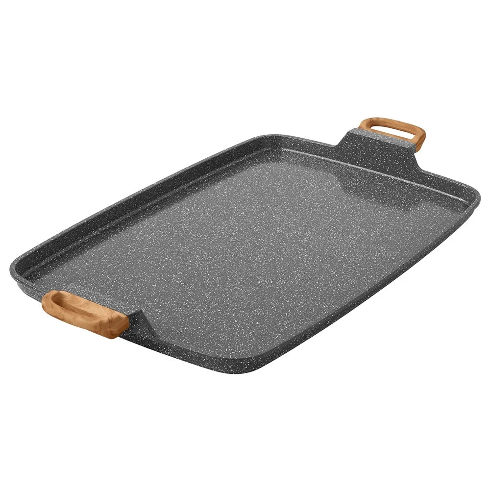 Speckled Griddle: Large Nonstick Cast Aluminum Pan