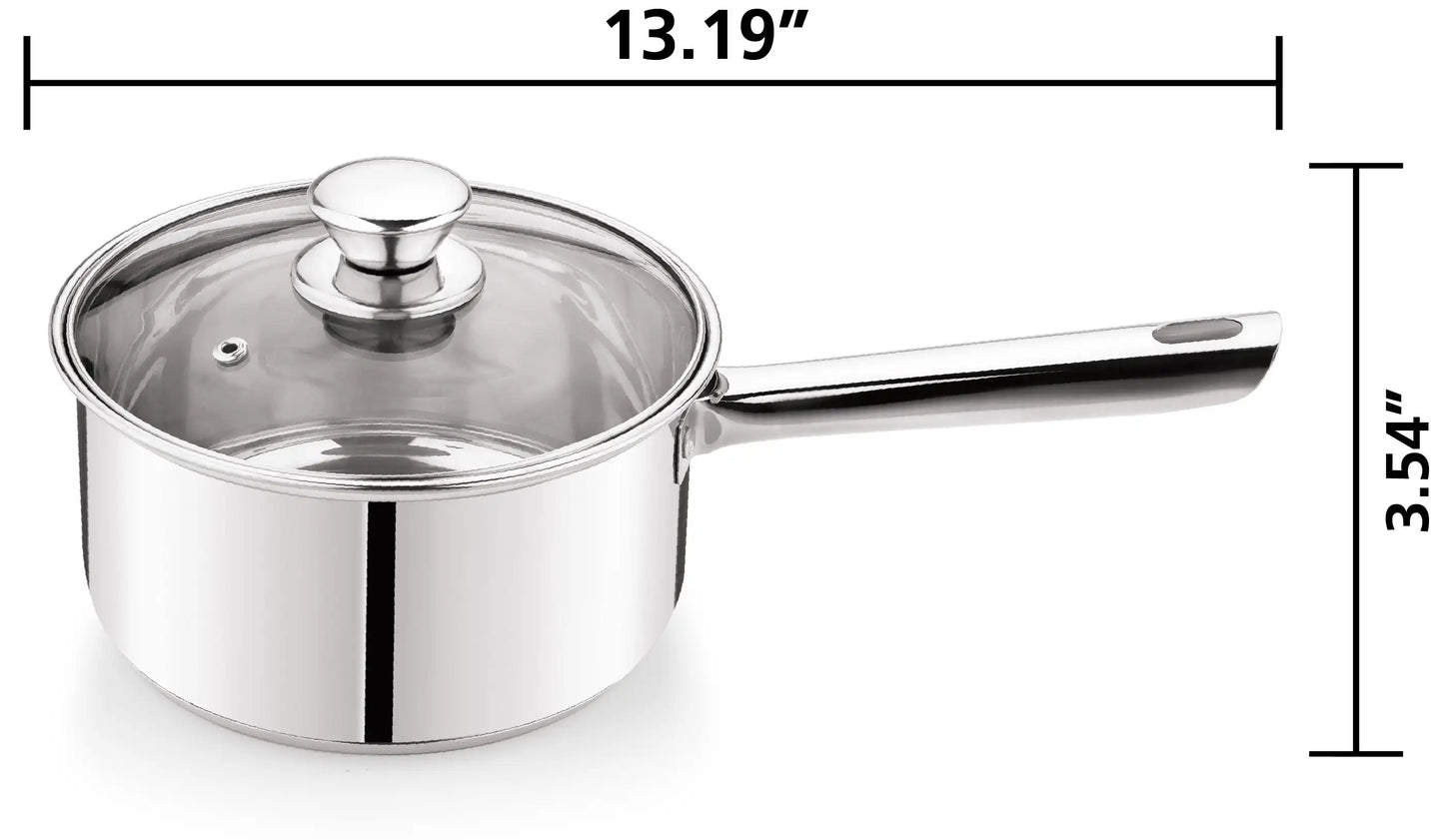 10-Piece Stainless Steel Cookware Set: Elevate Your Kitchen