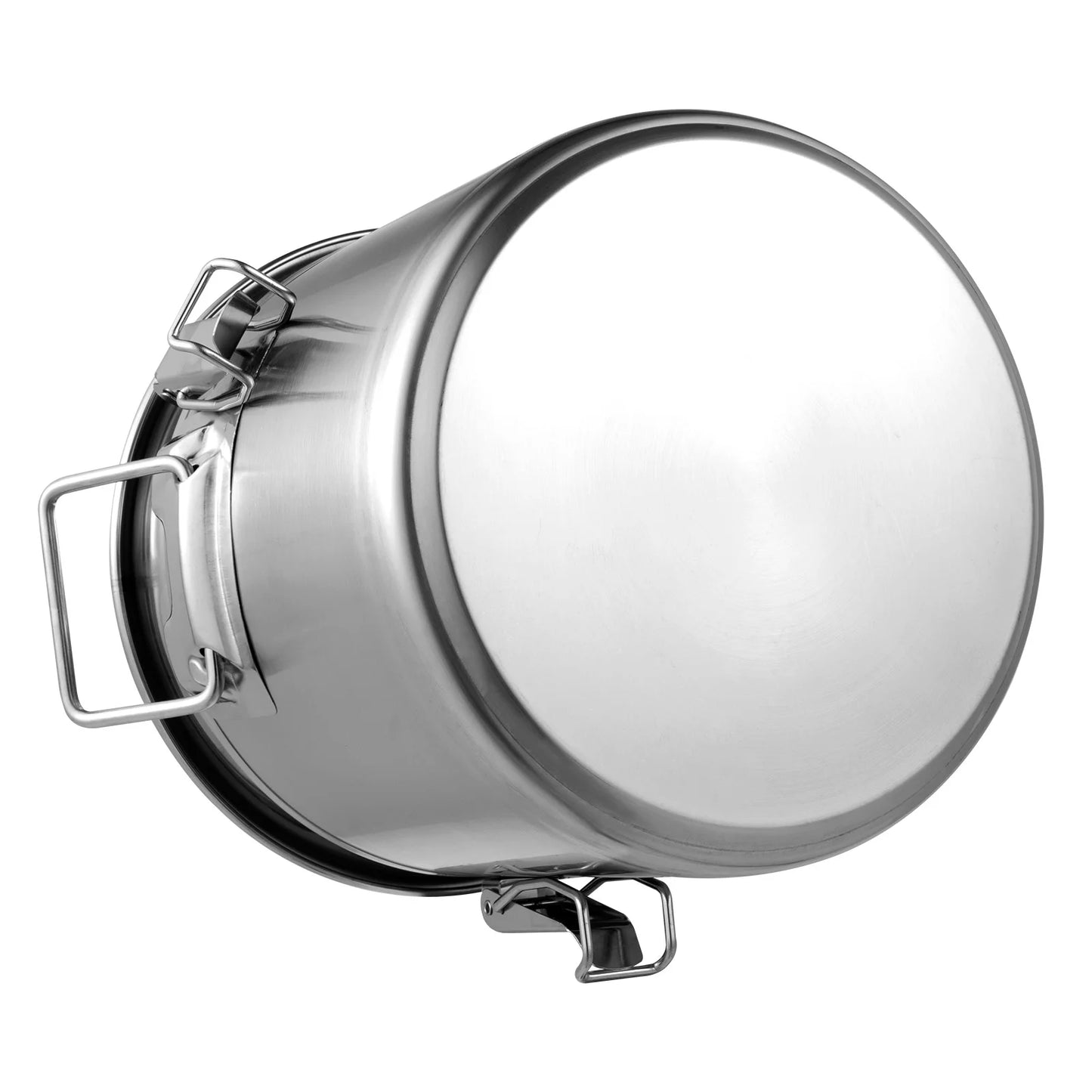 12L Stainless Steel Food Storage Container - Airtight & Durable Kitchen Canister