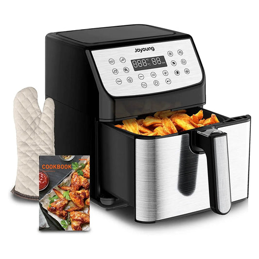 5.8QT Double Basket Air Fryer: 13 One-Touch Presets, LED Touchscreen