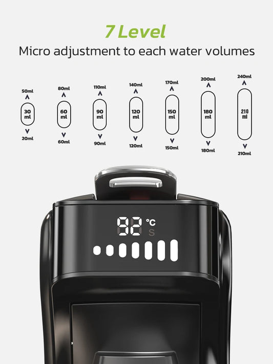 HiBREW 6in1 Capsule Coffee Machine Nespresso Dolce Gusto
