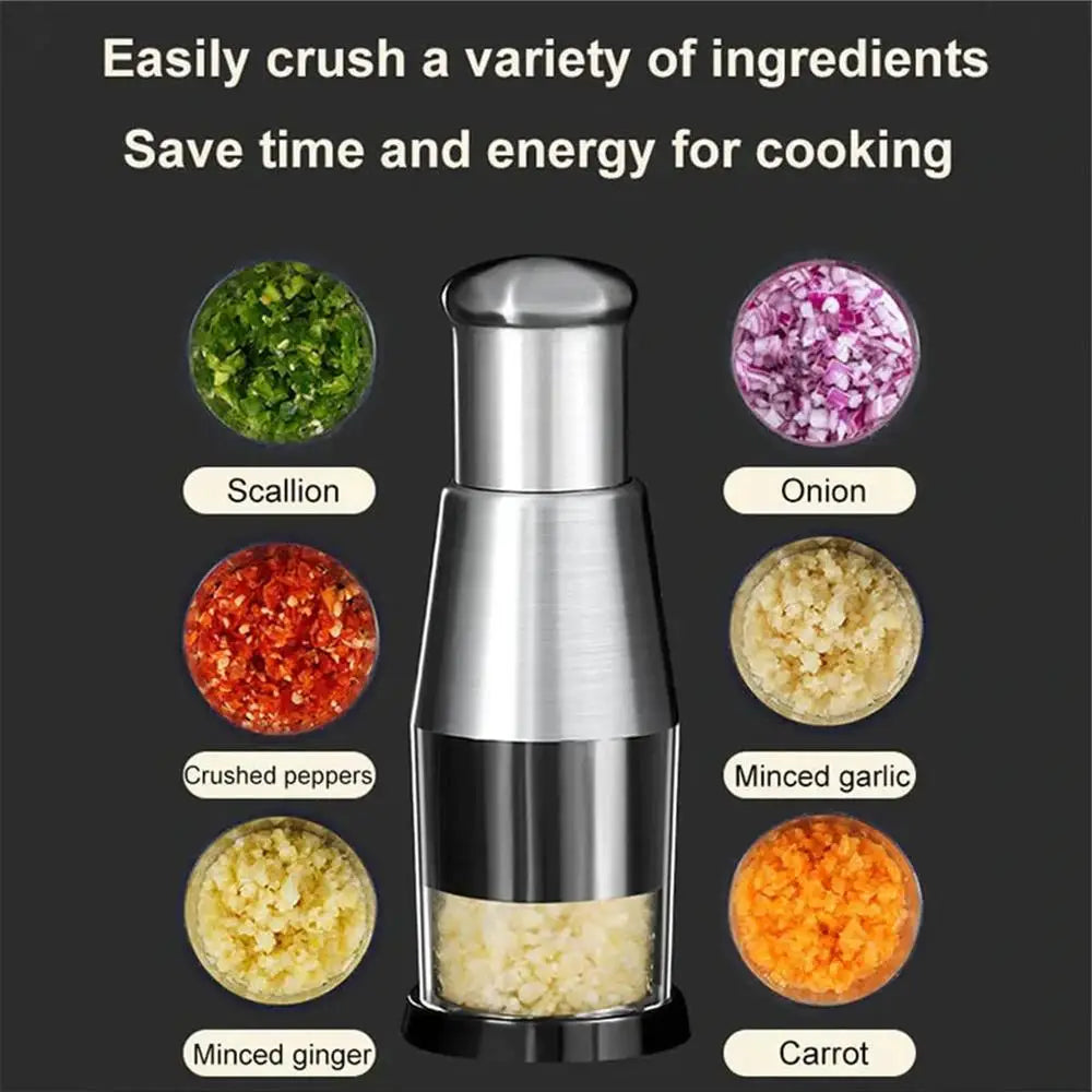 Effortless Garlic Chopper: Instant Mincing, No Tears!