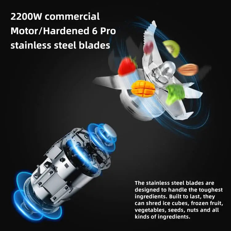 BioloMix 2200W Commercial Blender: Powerful & Versatile Kitchen Appliance