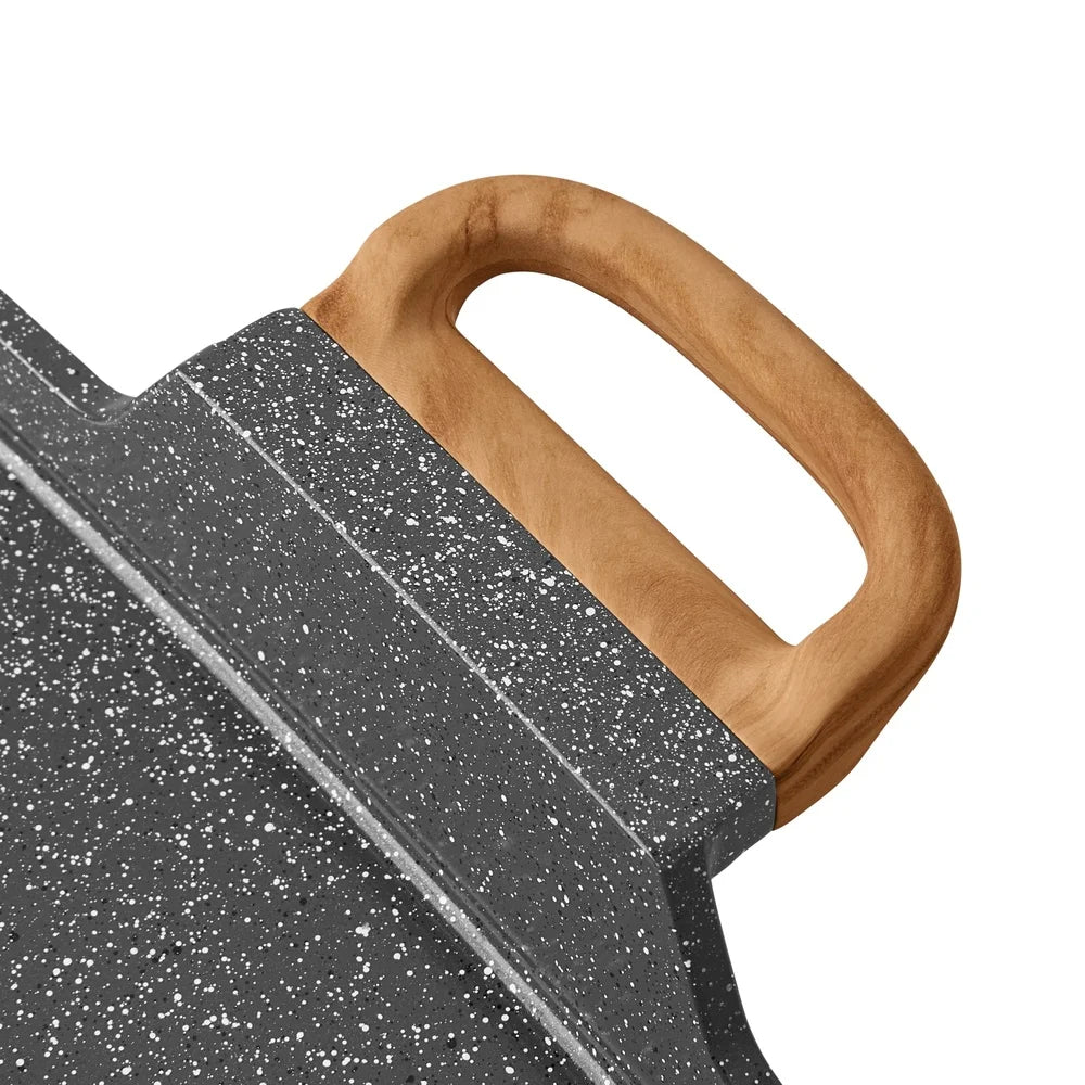 Speckled Griddle: Large Nonstick Cast Aluminum Pan