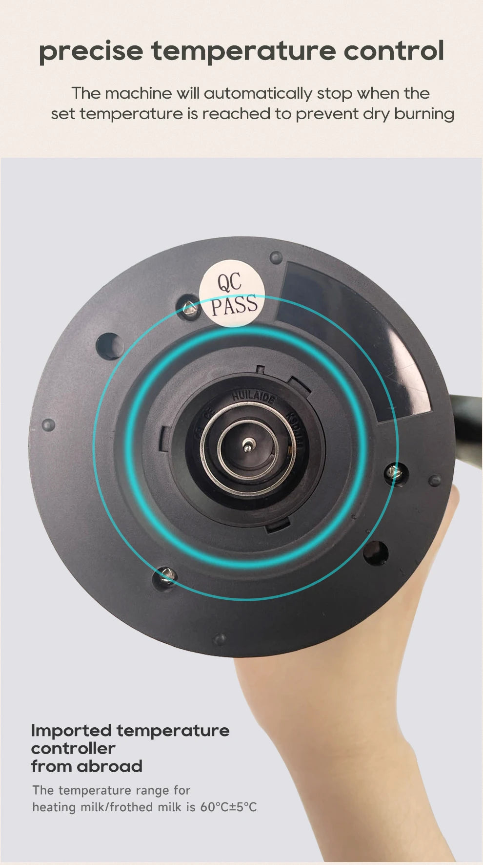 4-in-1 Automatic Milk Frother: Hot & Cold, Latte Perfection