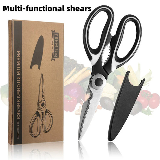 Ultimate Kitchen Shears: Multi-Purpose Stainless Steel Scissors