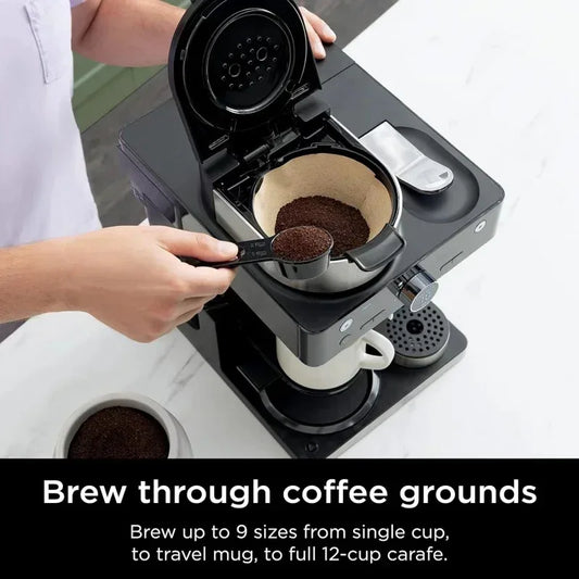 Ninja Espresso & Coffee Barista System (Grounds & Nespresso Compatible)