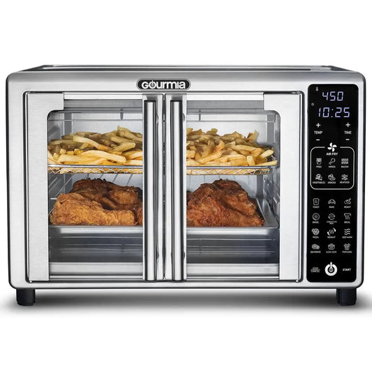 Gourmia 6-Slice Air Fryer Toaster Oven: 19 Presets, Crisp & Delicious