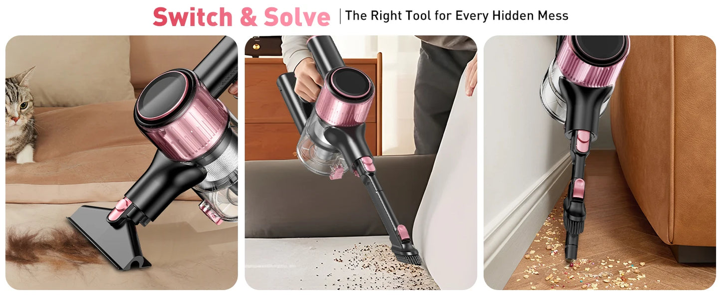 Ultimate Clean: 10-in-1 Cordless Vacuum with Powerful Suction