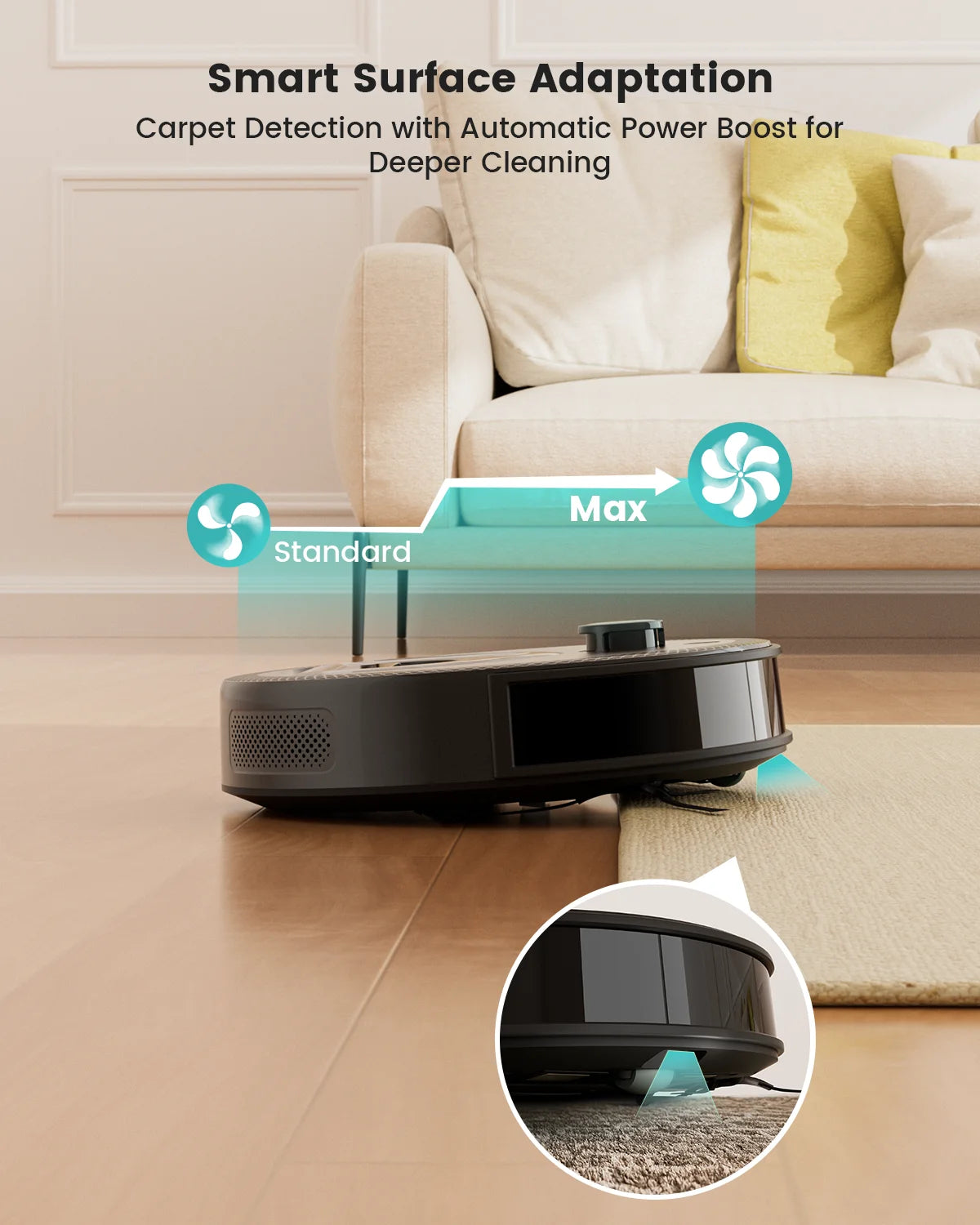Lefant M330Smart Robot Vacuum Mop: 5000Pa Suction, dTOF LiDAR Navigation