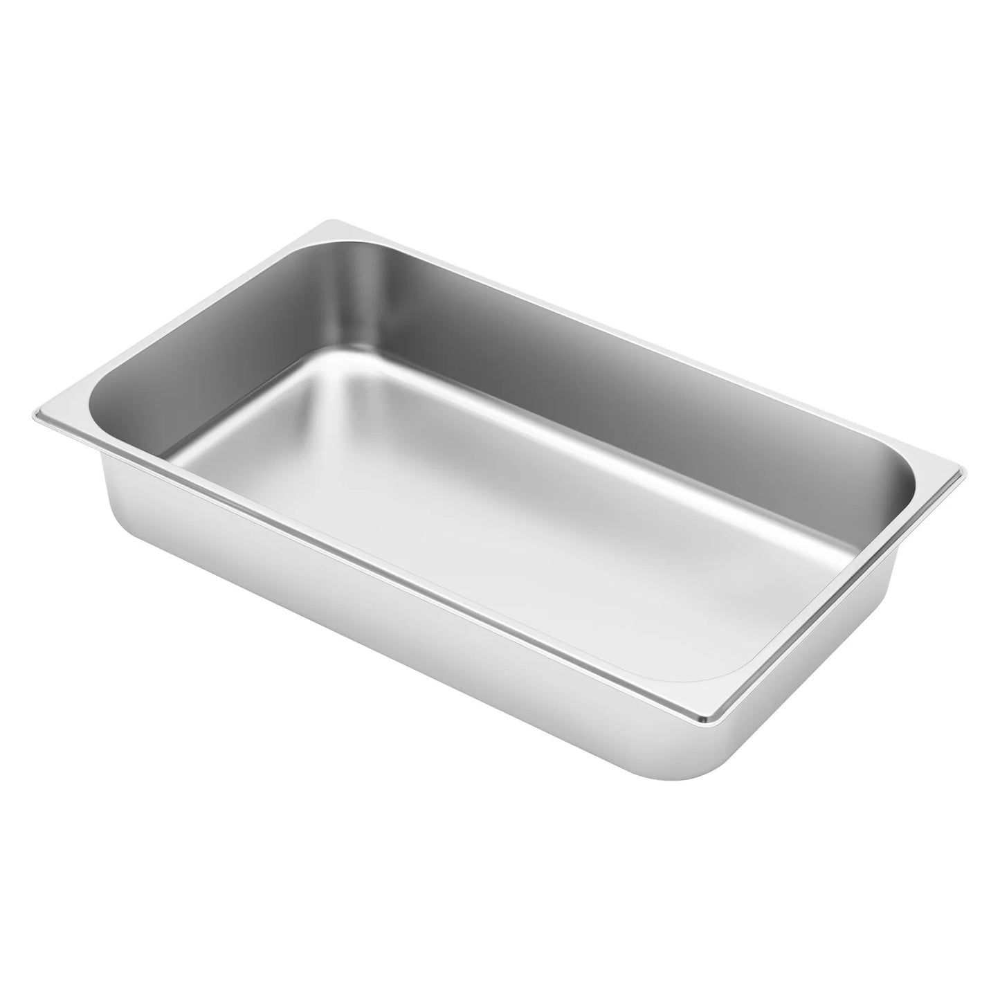 4-Pack Stainless Steel Gastronorm Pans with Lids