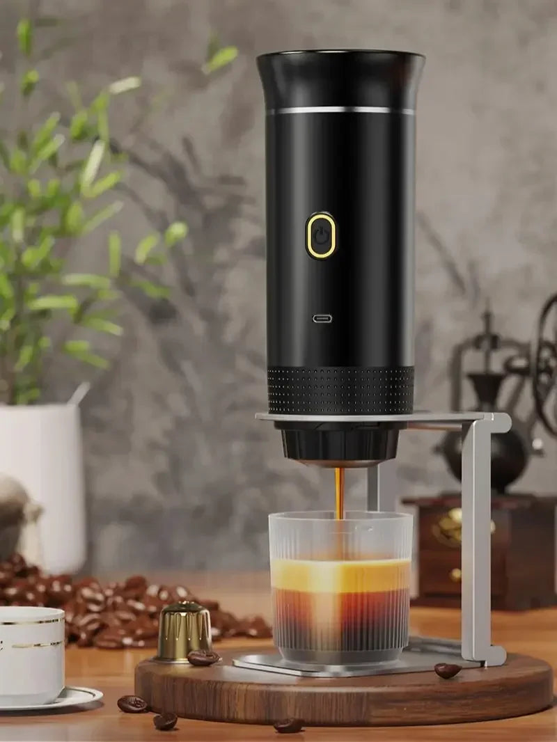 Portable Espresso Maker: 20 Bar Pressure, 3-in-1 Coffee Machine