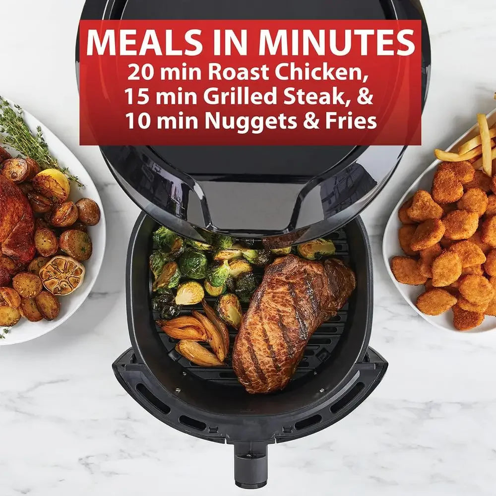 The Ultimate 2-in-1 Air Fryer & Indoor Grill (XXL Family Size)