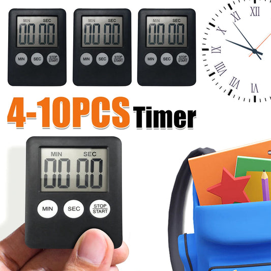 Multi-Pack Digital Timer: Kitchen, Sports & More!