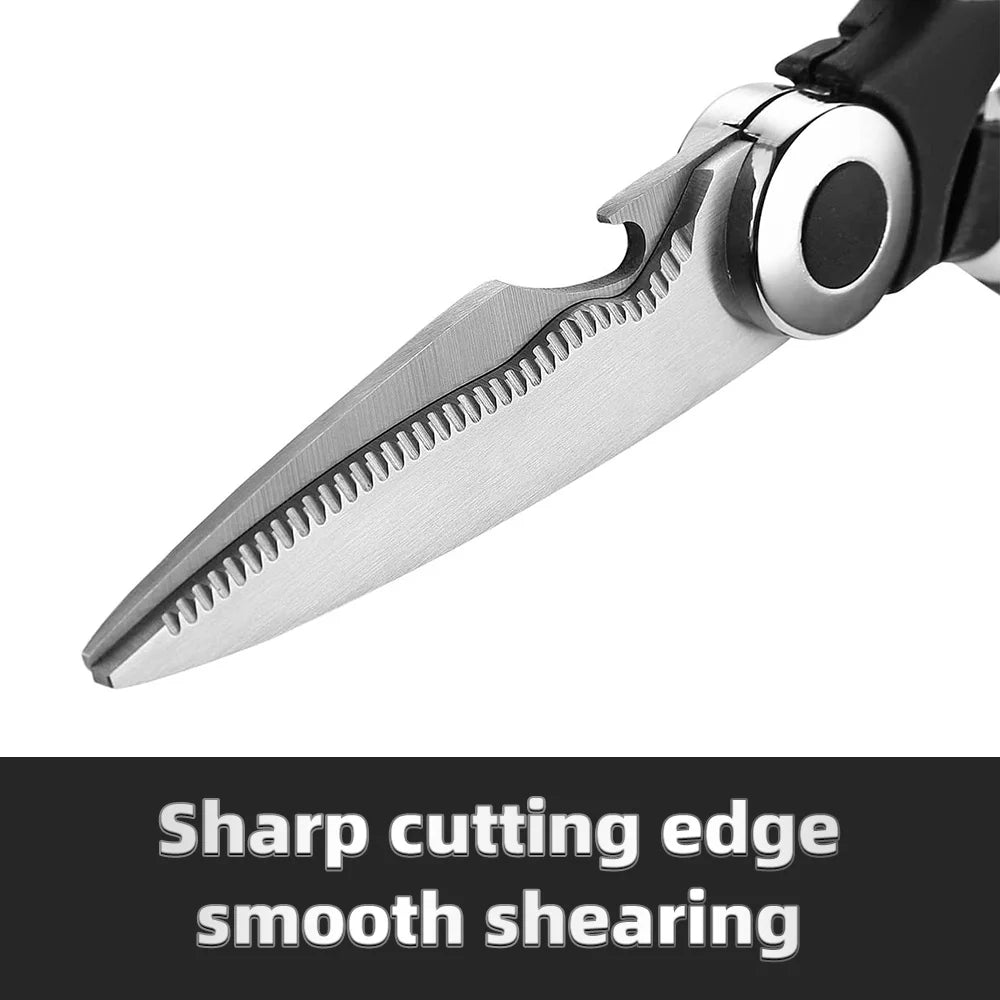 Ultimate Kitchen Shears: Multi-Purpose Stainless Steel Scissors