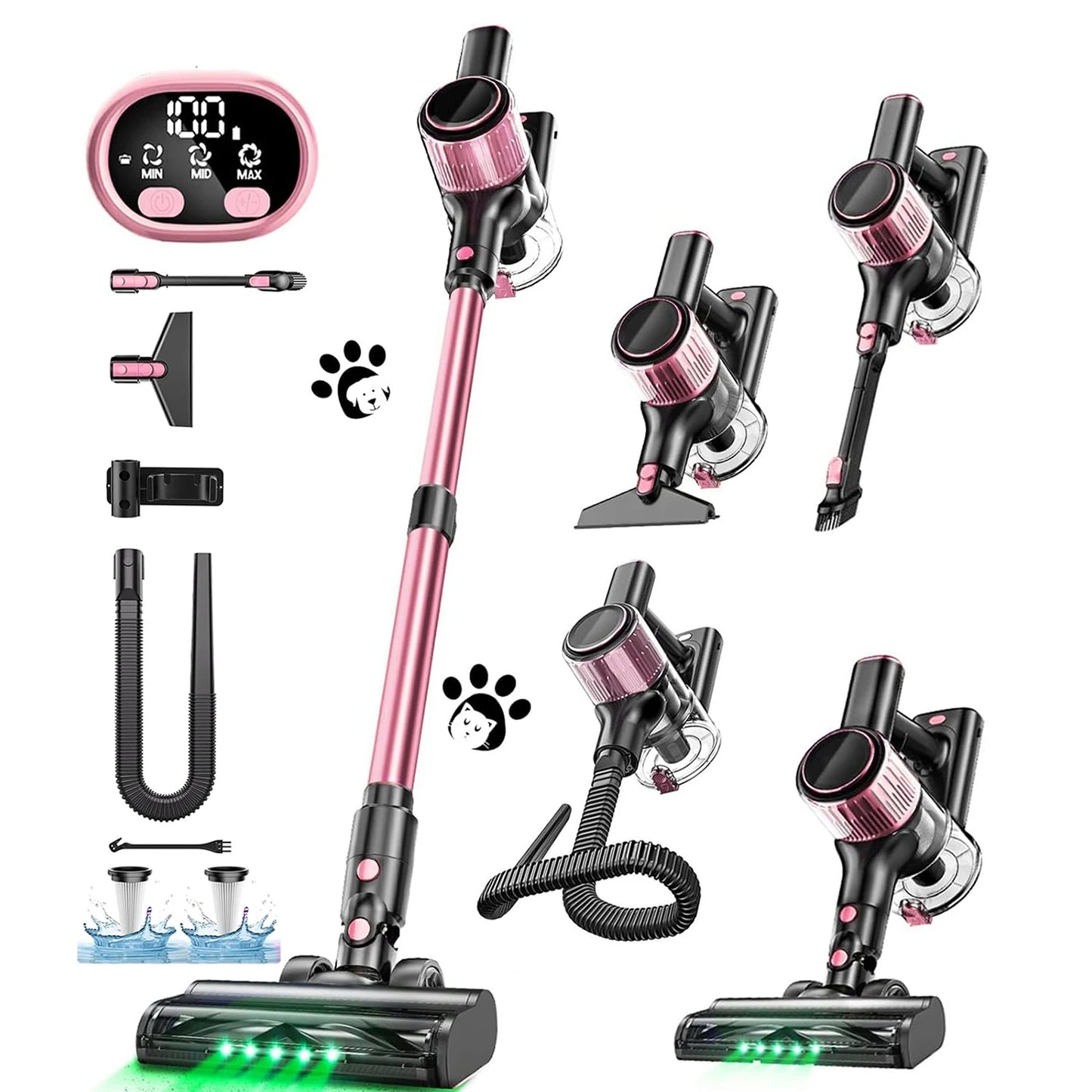 Ultimate Clean: 10-in-1 Cordless Vacuum with Powerful Suction