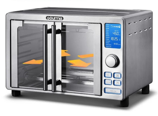 Gourmia-Style Double Door Air Fryer Toaster Oven