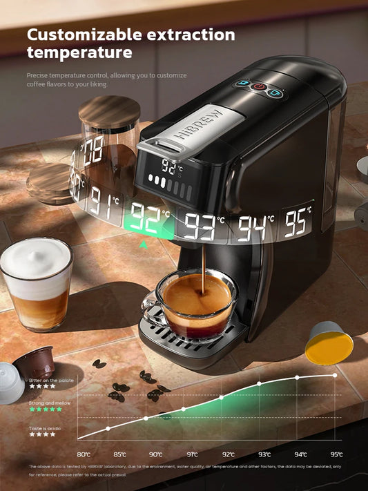 HiBREW 6in1 Capsule Coffee Machine Nespresso Dolce Gusto