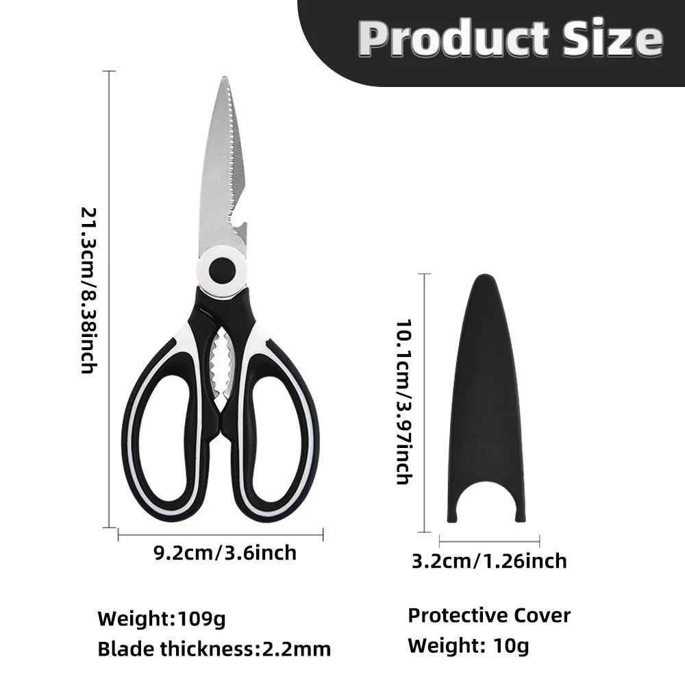 Ultimate Kitchen Shears: Multi-Purpose Stainless Steel Scissors