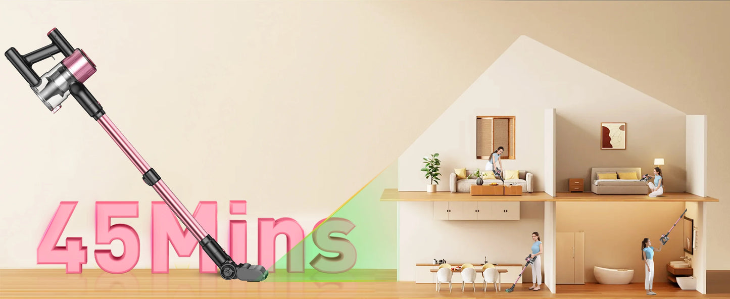 Ultimate Clean: 10-in-1 Cordless Vacuum with Powerful Suction