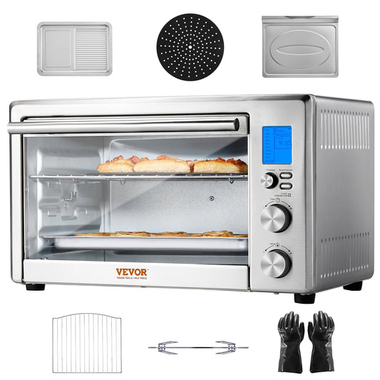 28L Convection Oven: 10-in-1 Multifunction Toaster Oven