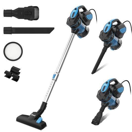 INSE I5 Lightweight Corded Stick Vacuum (18,000Pa Suction)