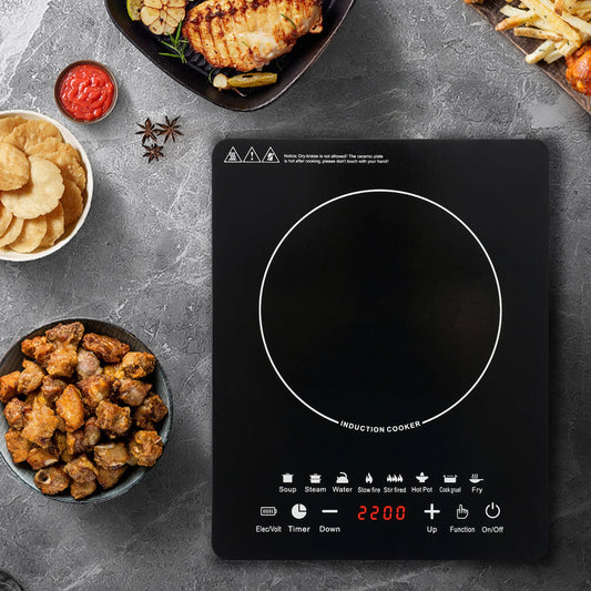2200W Portable Induction Cooktop: Fast, Safe & Stylish Cooking
