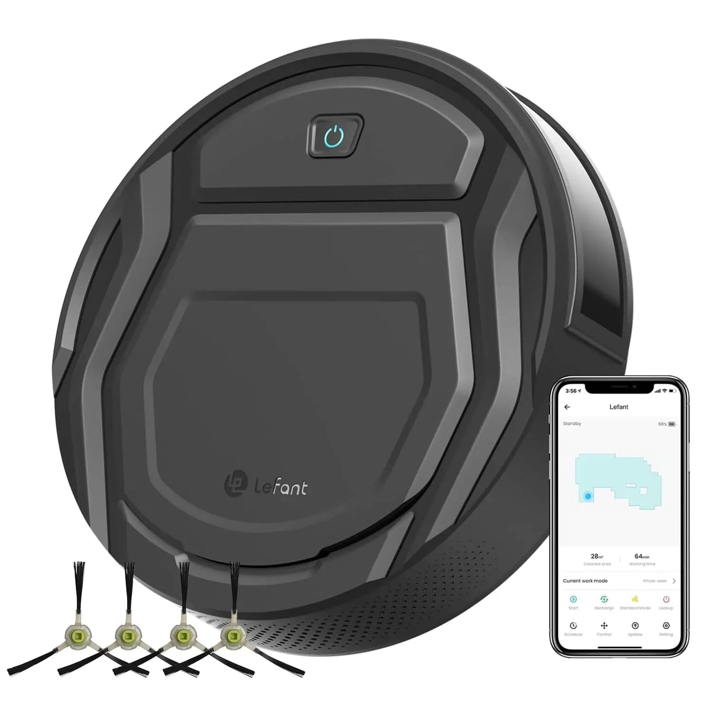 Lefant M210 Pro Smart Robot Vacuum with 2200Pa Power-Suction