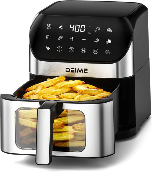 6.2QT Digital Air Fryer Oven: 10-in-1 Touchscreen Cooker
