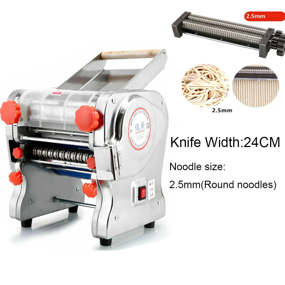 550W Electric Pasta Maker: Make Fresh Noodles & Dumplings