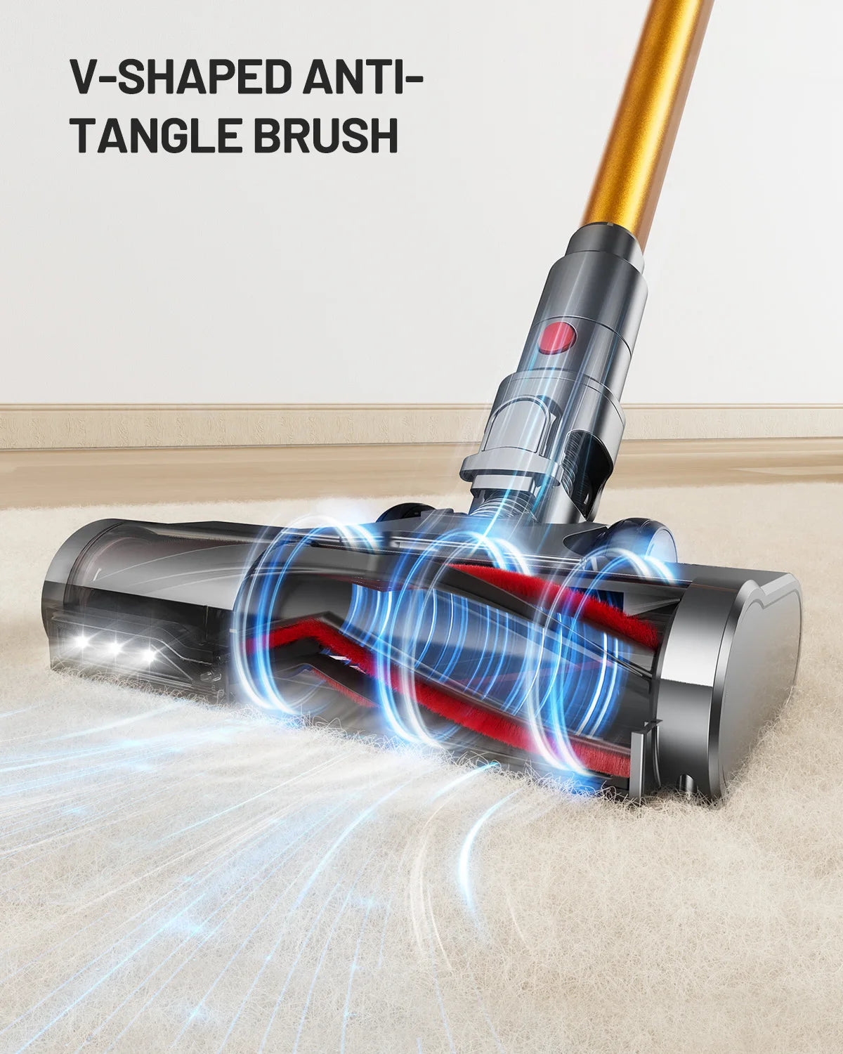 Kissof S17 Pro Powerful Cordless Vacuum Cleaner for Effortless Cleaning