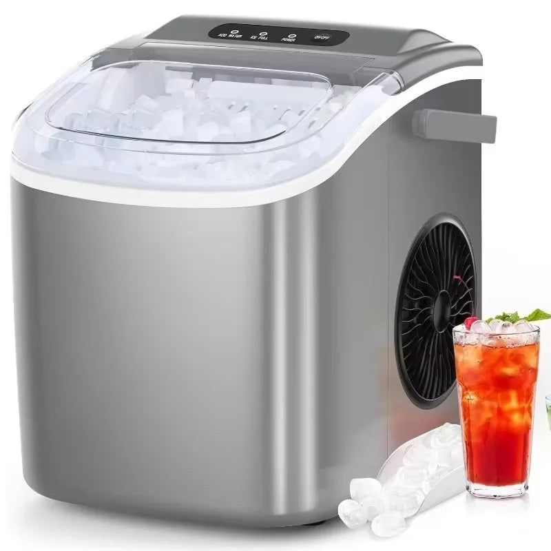 COWSAR Whisper-Quiet Countertop Ice Maker | 9 Cubes in 6 Mins