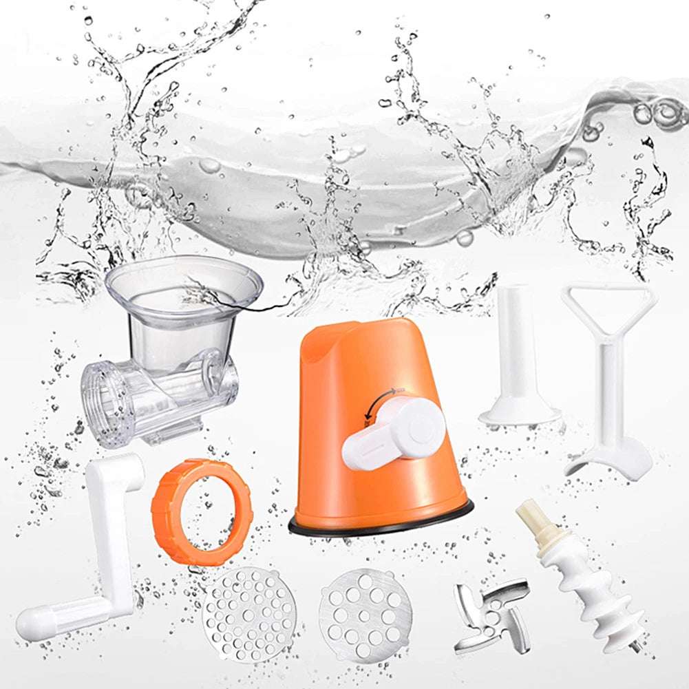 The Ultimate 3-in-1 Manual Meat Grinder, Sausage Stuffer & Pasta Maker