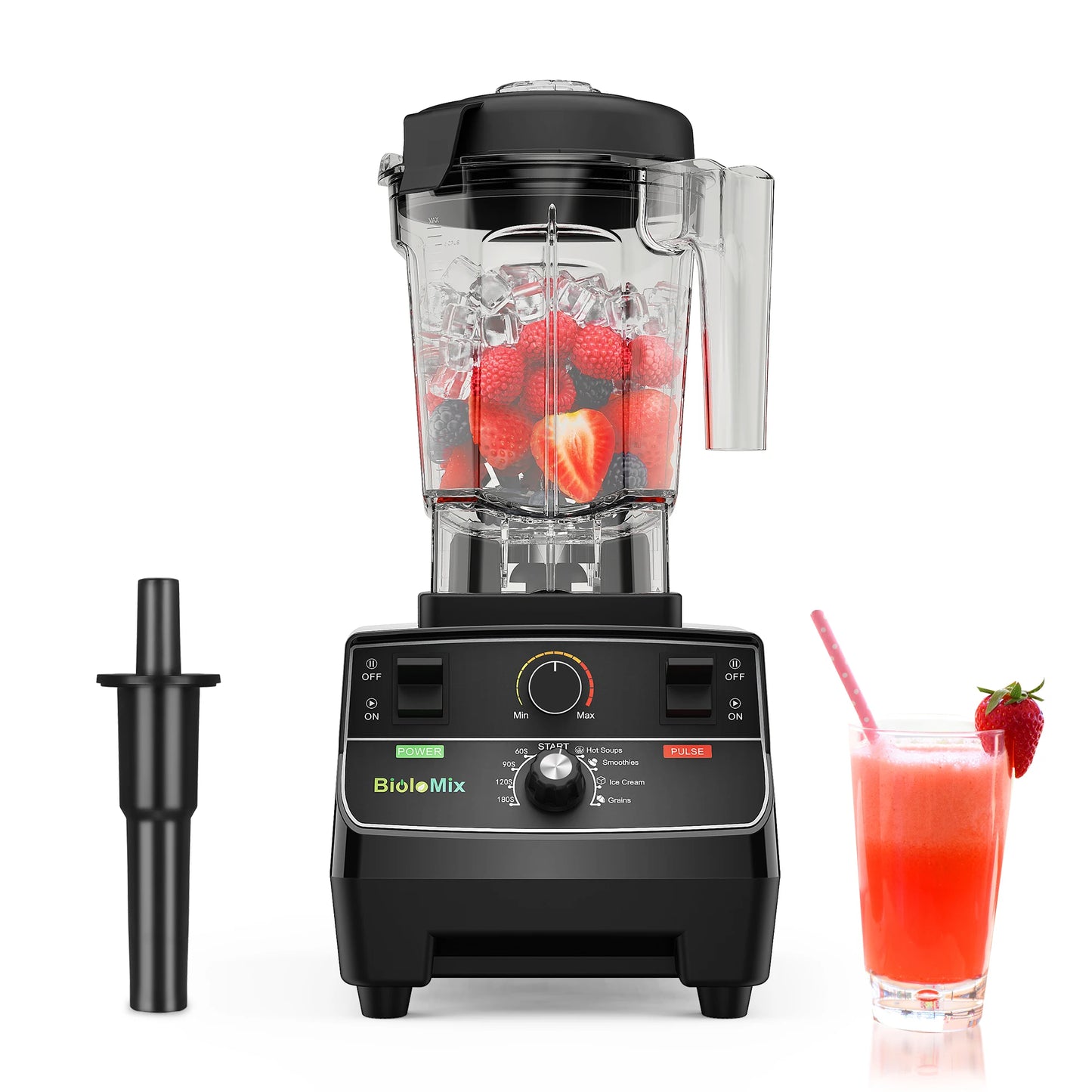 BioloMix 2200W Commercial Blender: Powerful & Versatile Kitchen Appliance