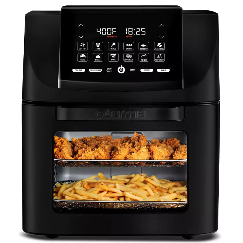 Gourmia 14QT Digital Air Fryer Oven: 12-in-1 Multi-Cooker