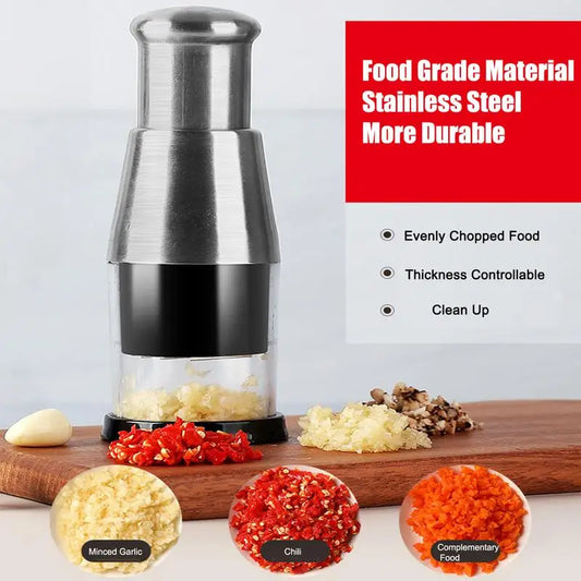 Effortless Garlic Chopper: Instant Mincing, No Tears!