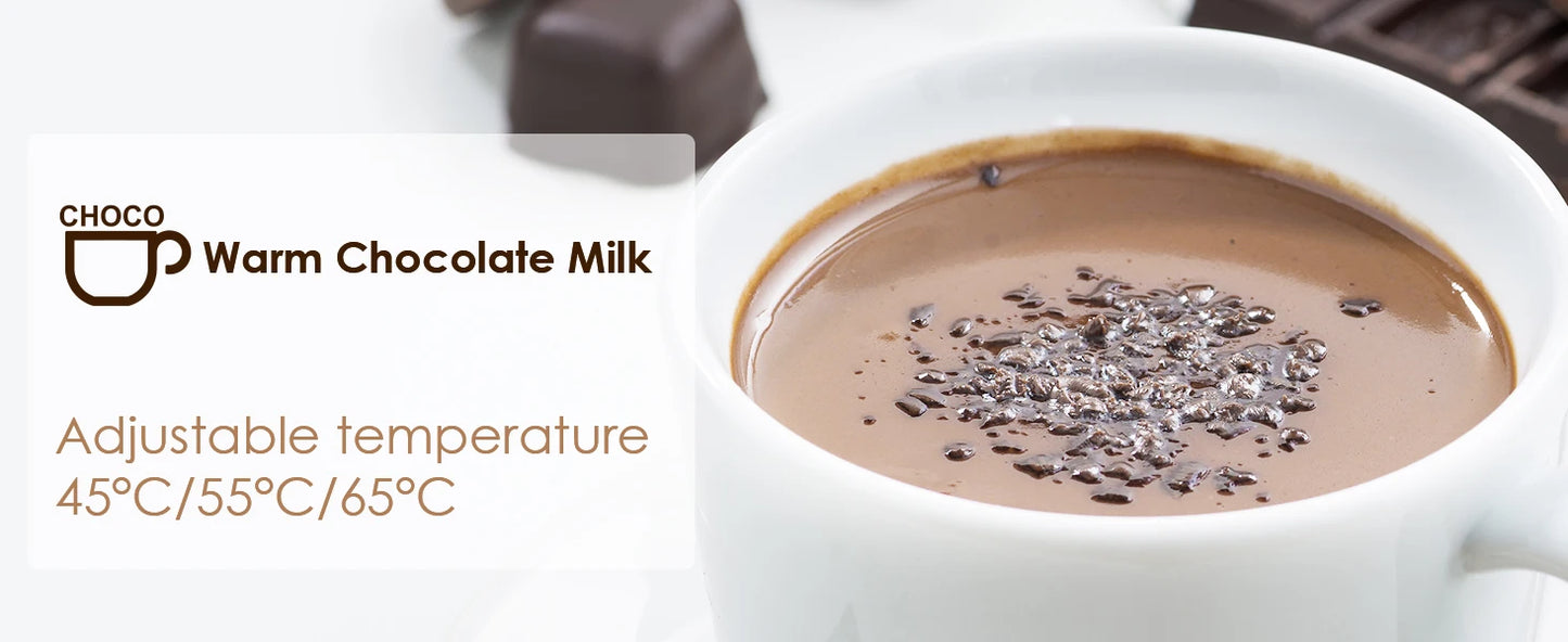 5-in-1 Milk Frother: Create Perfect Lattes at Home