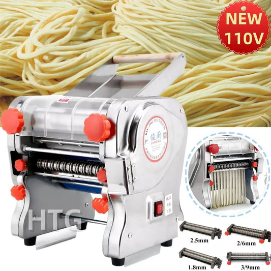 550W Electric Pasta Maker: Make Fresh Noodles & Dumplings