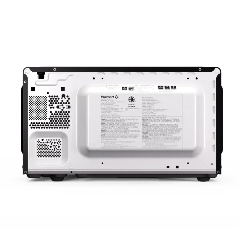 Compact 0.9 Cu. Ft. Microwave - 900W, 10 Power Levels, Child Safety Lock