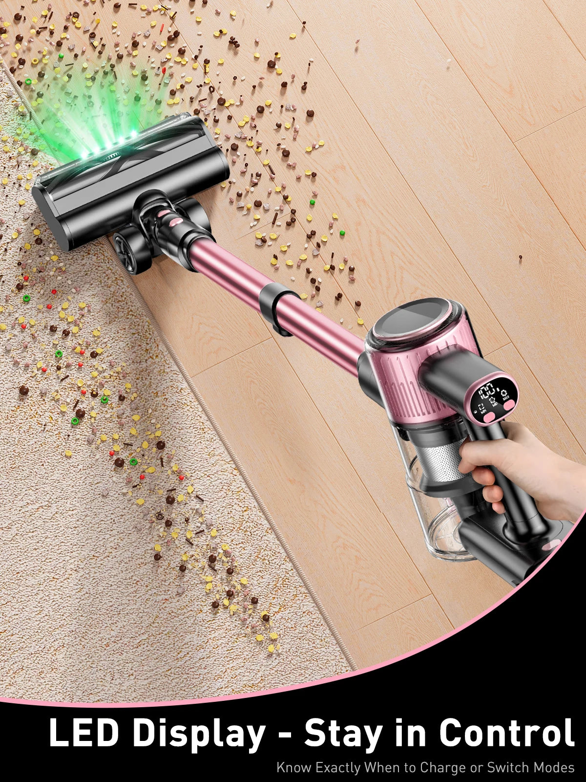 Ultimate Clean: 10-in-1 Cordless Vacuum with Powerful Suction