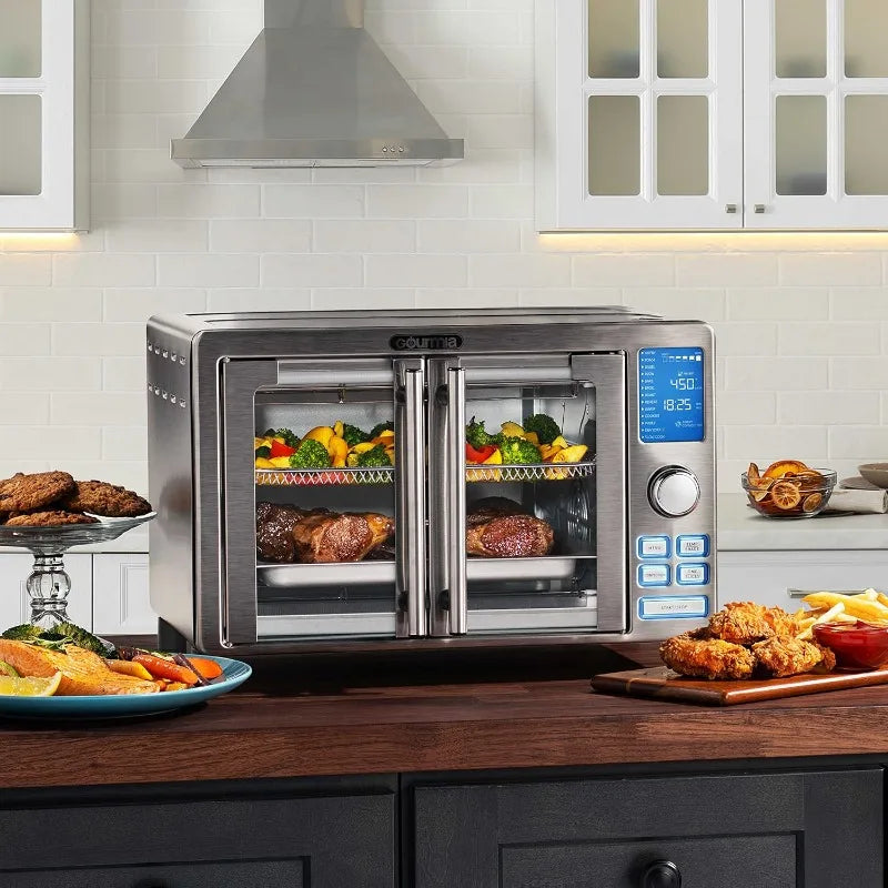 Gourmia-Style Double Door Air Fryer Toaster Oven