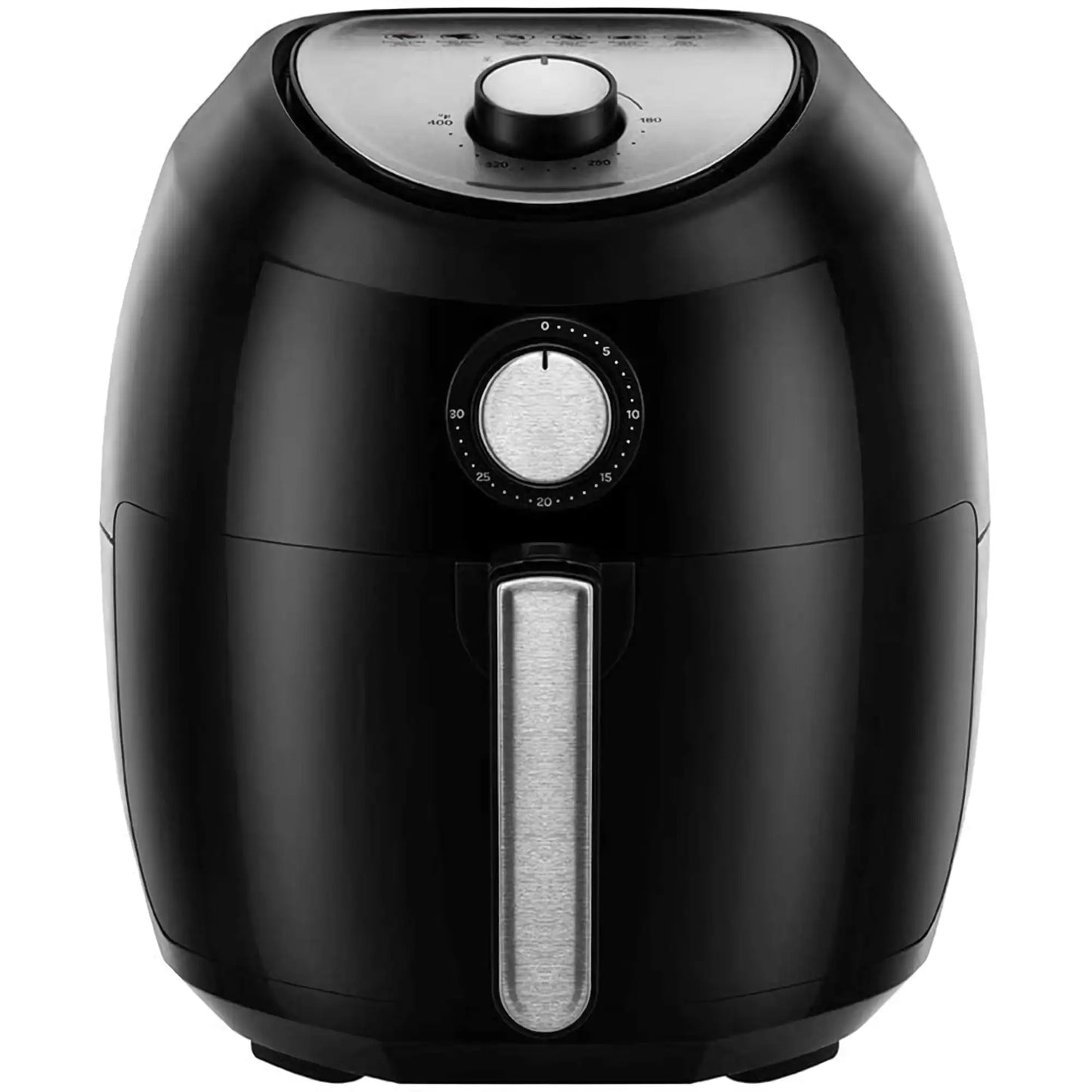 5.8Qt XL Air Fryer: 1700W, Dual Knob, 6 Presets, Recipe Book