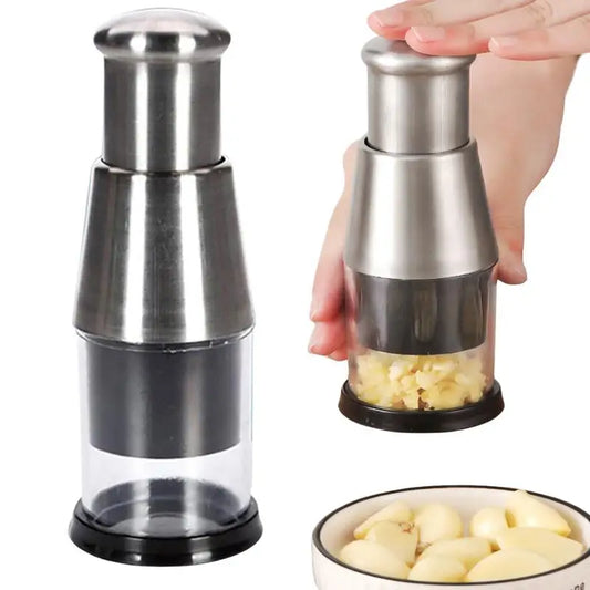 Effortless Garlic Chopper: Instant Mincing, No Tears!