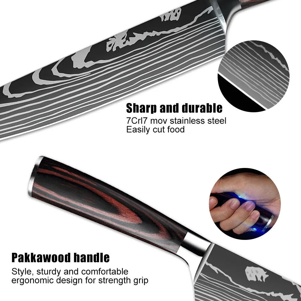 8-Inch Japanese Kiritsuke Knife: Precision Cutting for Every Dish
