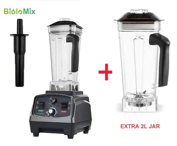 Biolomix 3HP 2200W Blender Timer Juicer 2L BPA Free