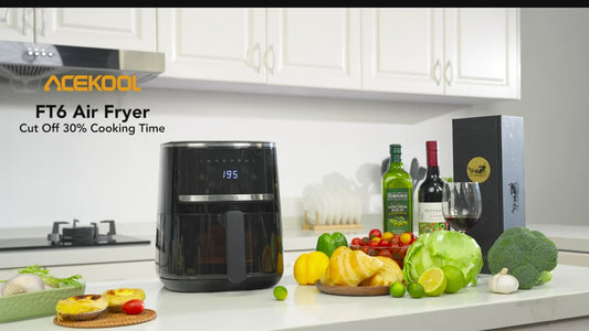 Acekool 5QT Digital Air Fryer Oven Combo: 10-in-1 Healthy Cooking